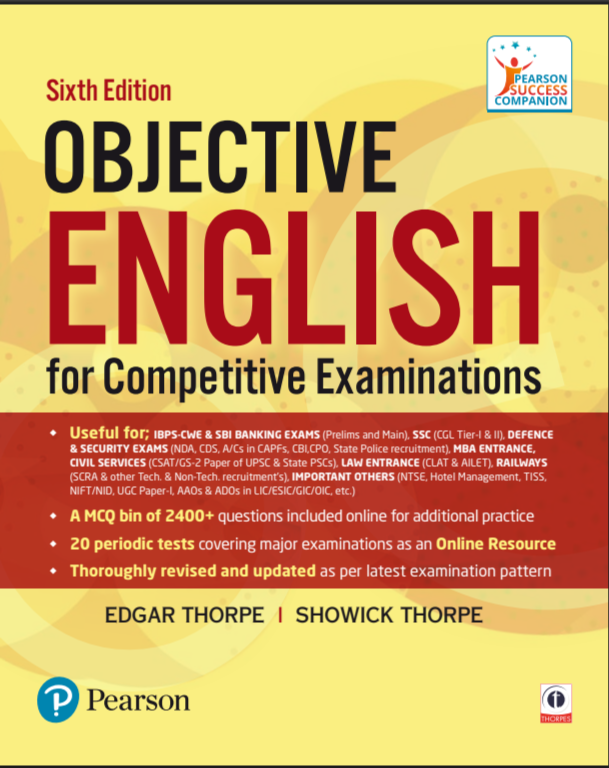 OBJECTIVE ENGLISH for Competitive Examinations